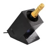 Megachef Electric Wine Chiller With Digital Display In Black In Black