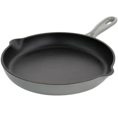 Megachef Hatton Mogul 10.25" Non Stick Cast Iron Frying Pan In Gray