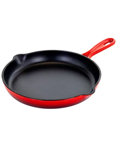 Megachef Round 10.25in Enameled Cast Iron Skillet