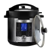 Megachef Stainless Steel Pressure Cooker In Silver