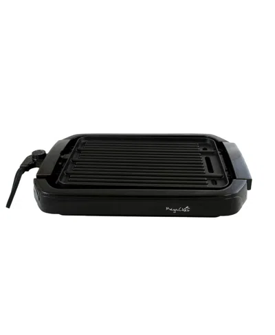 Megachef Watts Reversible Indoor Griddle And Grill In Black