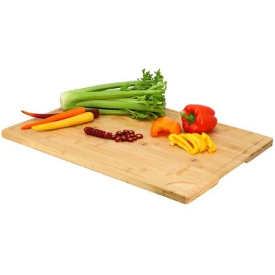 Megachef Wood 24 X 18 Inch Large Cutting, Prep And Serving Board In Brown