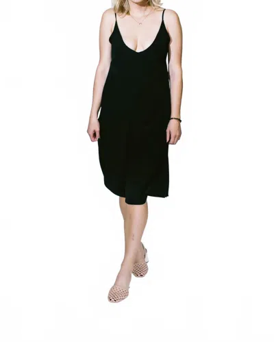 Megan Huntz Jules Midi Dress In Black
