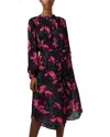Megan Park Samira Belted Dress In Multi
