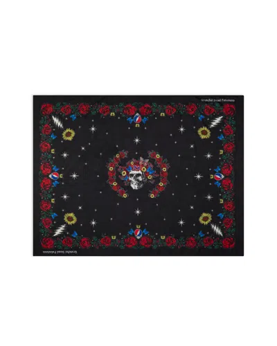 Meghan Fabulous Women's Black Bertha Fabulous Large Cotton/silk Scarf In Blue
