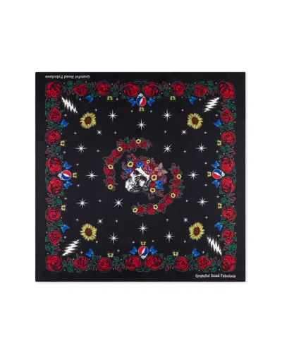 Meghan Fabulous Women's Black Bertha Fabulous Small Silk Scarf