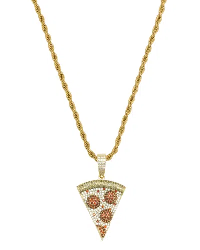 Meghan Fabulous Women's Gold / Red Pizza Party Necklace