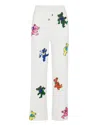Meghan Fabulous Women's The Original Grateful Dead Dancing Bears Sequin Lounge Pant - White In White