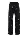 Meghan Fabulous Women's The Orignal Grateful Dead Thirteen Pt. Bolt Lounge Pant - Black In Black