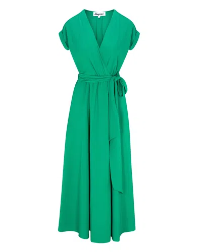 Meghan Fabulous Women's Green Jasmine Maxi Dress - Emerald