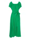 Meghan Fabulous Women's Green Morning Glory Maxi Dress - Emerald In Green