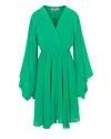 Meghan Fabulous Women's Green Sunset Dress - Emerald In Green