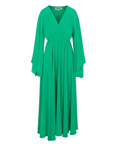 Meghan Fabulous Women's Green Sunset Maxi Dress - Emerald