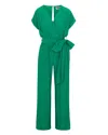 Meghan Fabulous Women's Green Wonderland Jumpsuit - Emerald In Green