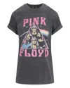 Meghan Fabulous Women's Grey Pink Floyd T-shirt In Grey