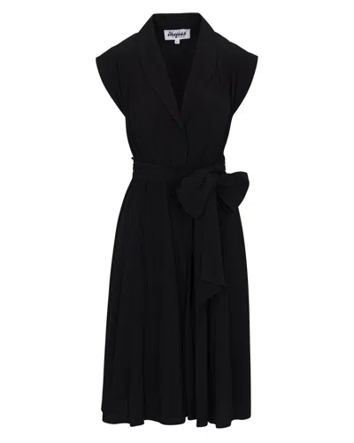 Meghan Fabulous Women's Honeysuckle Midi Dress - Black