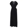 Meghan Fabulous Women's Jasmine Maxi Dress - Black In Black