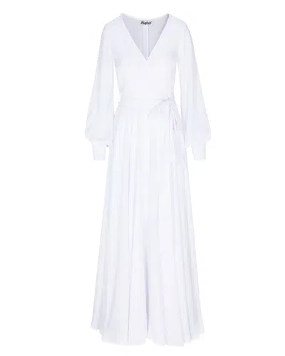 Meghan Fabulous Women's Lilypad Maxi Dress - White