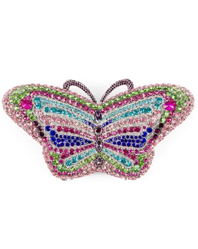 Meghan Fabulous Women's Mariposa Rhinestone Clutch In Multi
