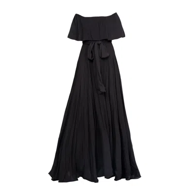 Meghan Fabulous Women's Morning Glory Maxi Dress - Black