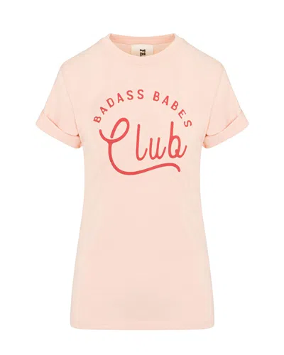 Meghan Fabulous Women's Pink / Purple Badass Babes T-shirt In Pink/purple