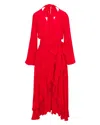Meghan Fabulous Women's Red Meadow Maxi Dress - Cherry In Red