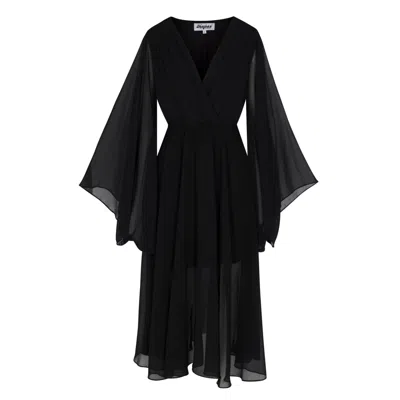 Meghan Fabulous Women's Sunset Midi Dress - Black