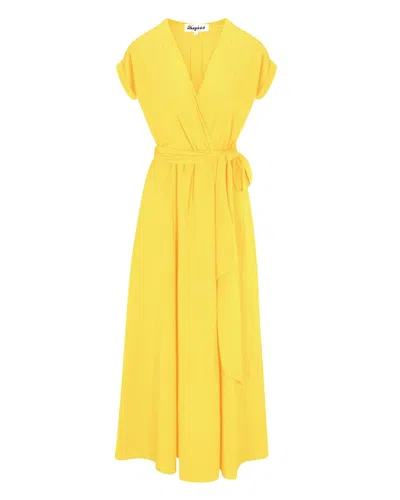 Meghan Fabulous Women's Yellow / Orange Jasmine Maxi Dress - Canary In Yellow/orange