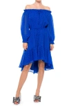 Meghan La Keiko Midi Dress In Royal