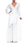 Meghan La Lilypad Maxi Dress In White