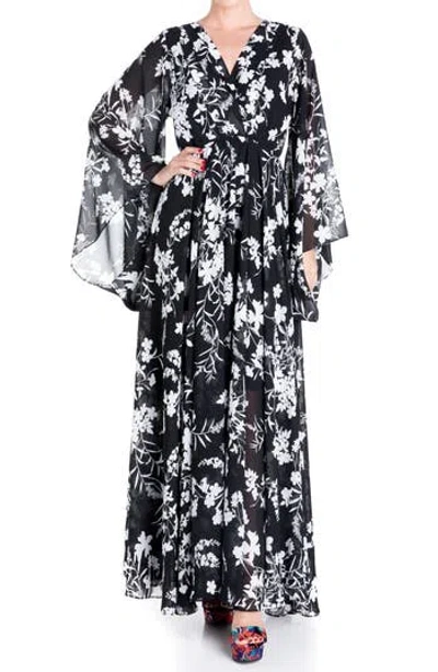 Meghan La Sunset Maxi Dress In Black