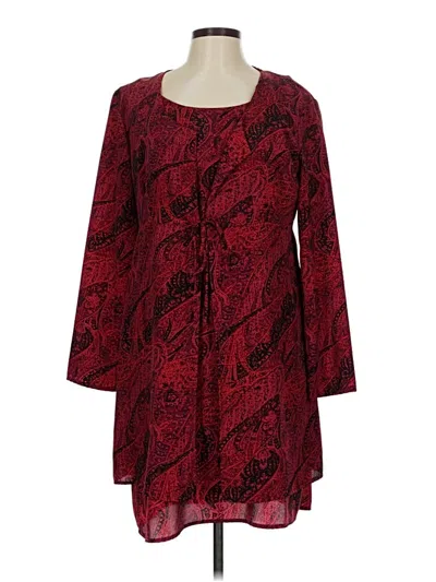 Pre-owned Meghan Matthews Kimono In Burgundy