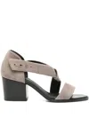 Megumi Ochi Crossover Block-heel Sandals
