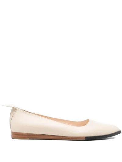Megumi Ochi Pointed-toe Leather Ballet Flats
