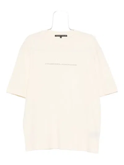 Megusta Logo-print T-shirt In Neutral