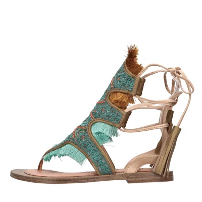 Meher Kakalia Flat Shoes In Multi