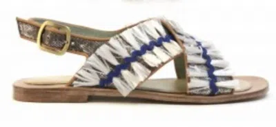 Meher Kakalia Ponza Liku Sandal In Blue In Multi