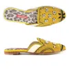 Meher Kakalia Queen Delfi Slipper In Yellow In Yellow