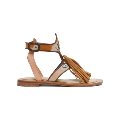 Meher Kakalia Women's Tiki Sofia Sandal In Khaki In Green