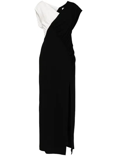 Mehtap Elaidi Layered Ruched Skirt In Black