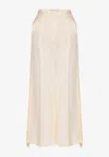Mehtap Elaidi Epaulettes Cropped Pants In Ivory
