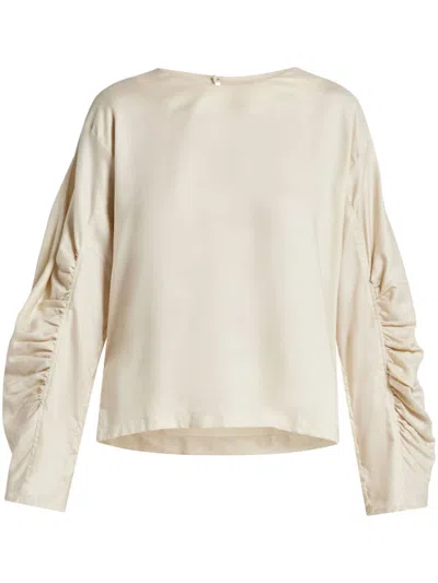 Mehtap Elaidi Mercan Blouse In Neutrals