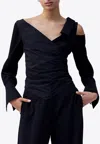 MEHTAP ELAIDI OPEN SHOULDER BLOUSE