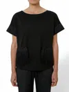 Mei Mei J T-shirt Clothing In Black