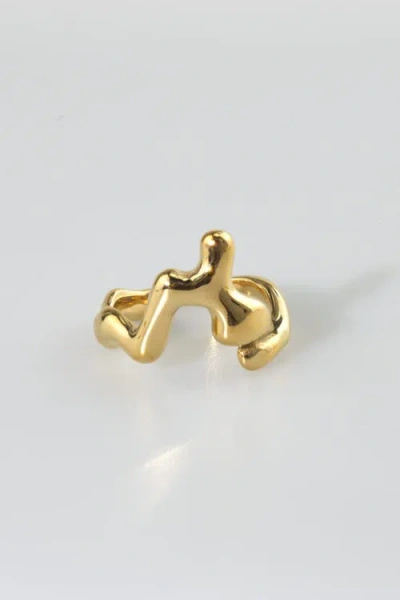 Meideya Fun Sculpted Ring In Gold