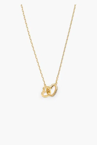 Meideya Heart To Heart Necklace In Gold