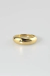 Meideya Thin Dome Ring In Gold