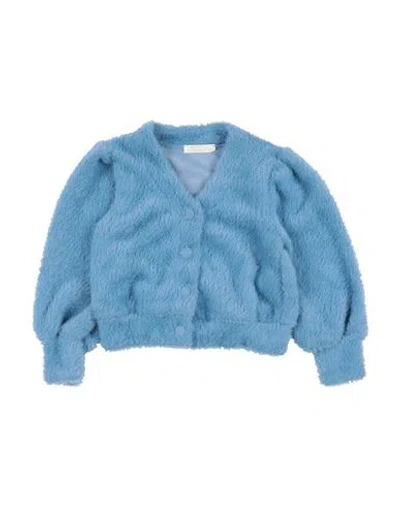 Meilisa Bai Babies'  Toddler Girl Cardigan Sky Blue Size 6 Polyester, Polyamide