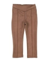 Meilisa Bai Toddler Girl Pants Light Brown Size 7 Polyester, Elastane In Brown
