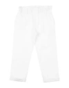 Meilisa Bai Toddler Girl Pants White Size 7 Cotton, Elastane In White
